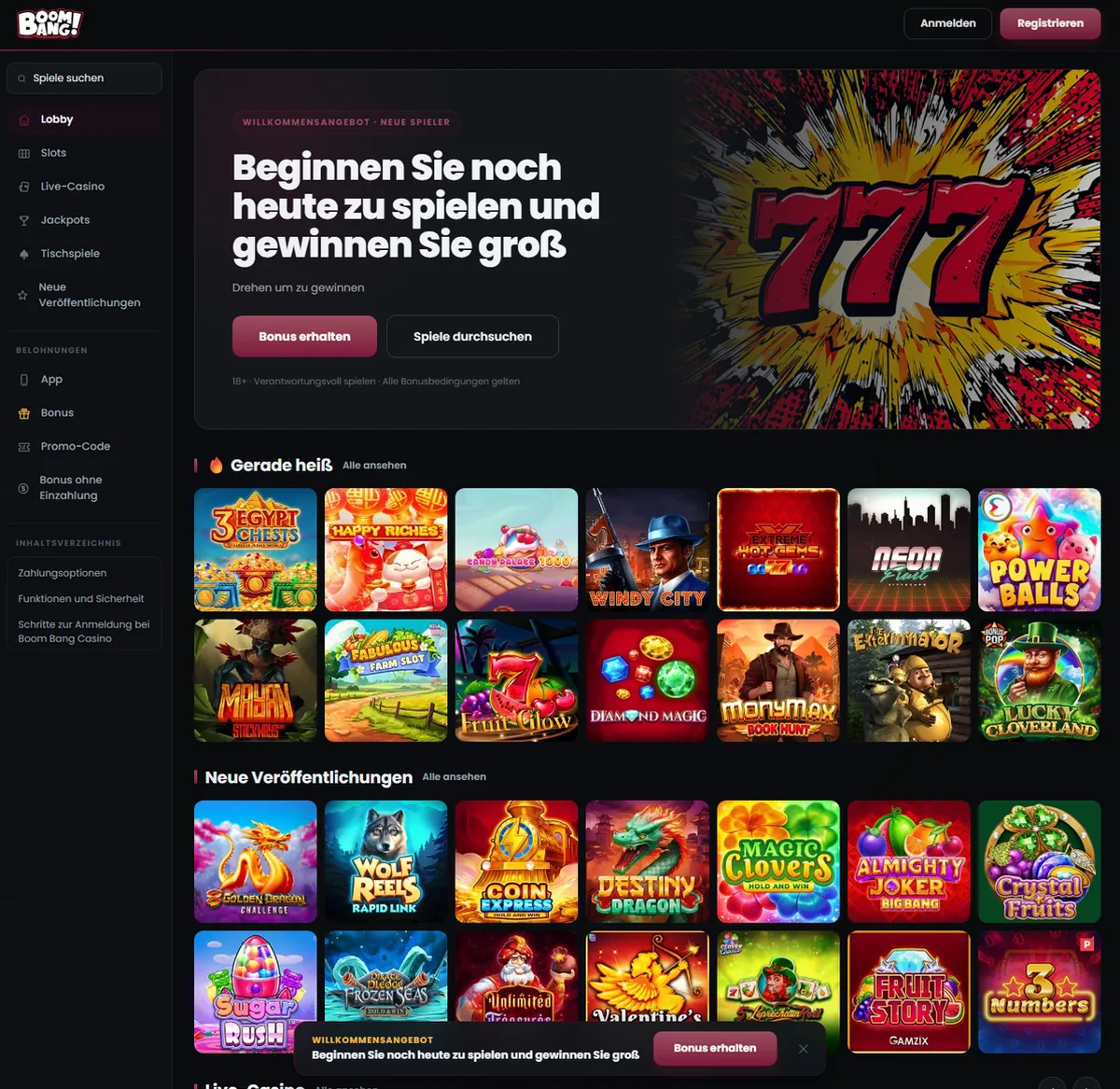 Boom Bang Casino